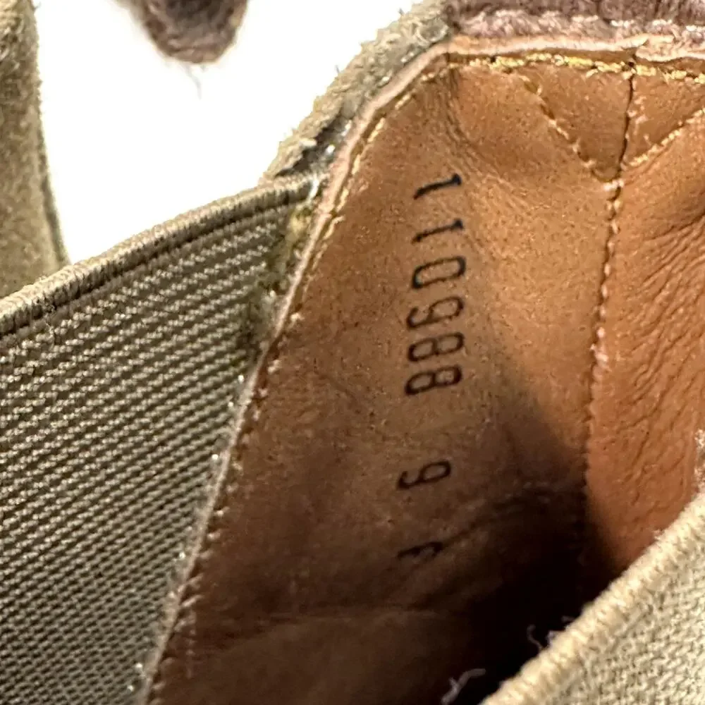 VERY GOOD Grenson Nolan Chelsea Suede Tan Mod Boot 119088 UK 9 F / US 10 D - Picture 9 of 12